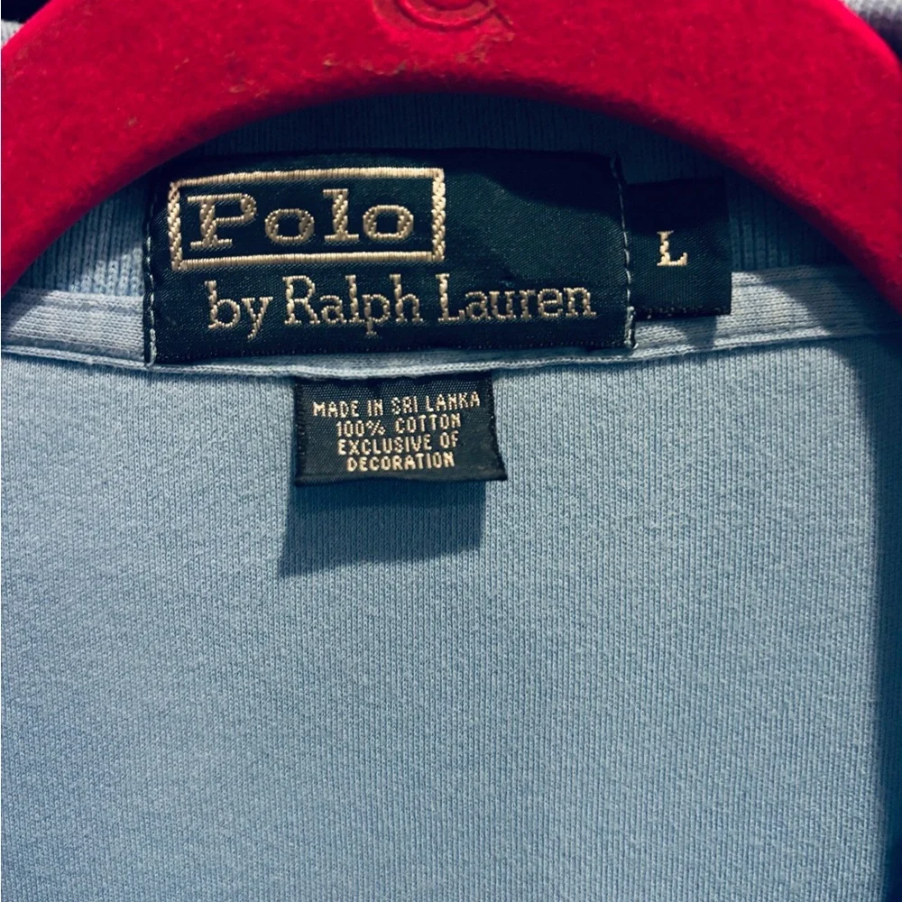 Polo by Ralph Lauren Men's Blue Polo Size Large‎